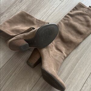 Vince Camuto Brown Suede Knee-High Boots